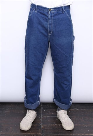 VINTAGE CARHARTT BLUE DENIM JEANS
