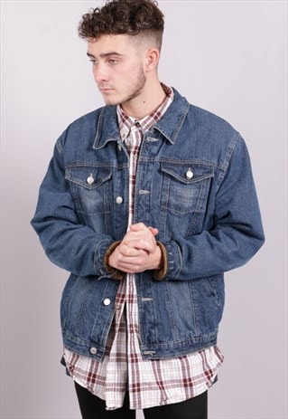 VINTAGE QUILTED LINED DENIM JACKET Z886