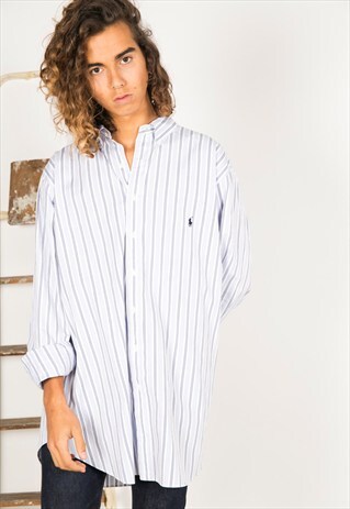 LAST UNIT SALE / VINTAGE 80S POLO RALPH LAUREN SHIRT / S0537