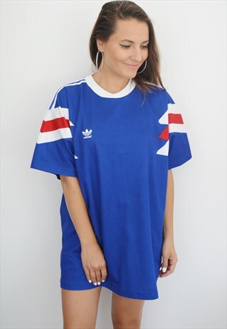 80S ADIDAS FOOTBALL T-SHIRT MADE IN HUNGARY