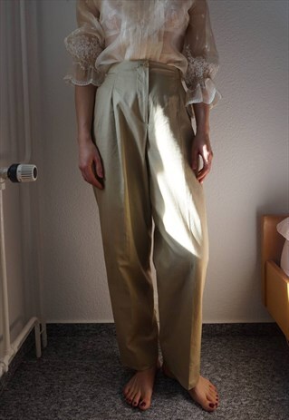 VINTAGE GUCCI HIGH WAISTED PANTS - MOM JEANS - S