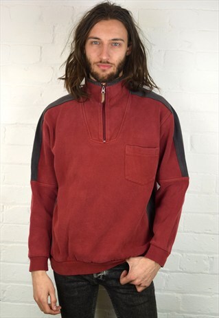 VINTAGE 90'S 1/4 ZIP SWEATSHIRT