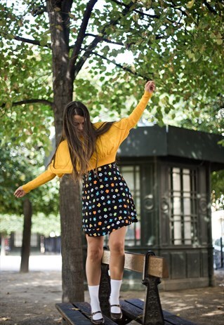 FLOWER POWER PRETTY SKIRT