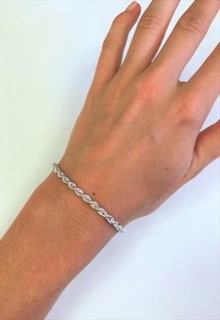 1990S VINTAGE SILVER PLATED BRACELET