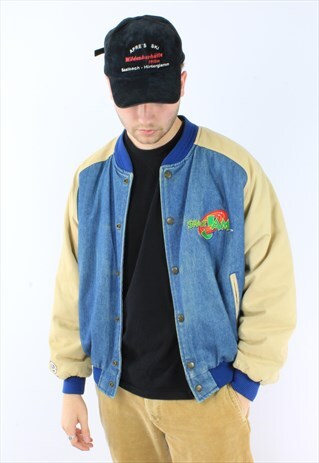 LOONEY TUNES VINTAGE VARSITY BOMBER JACKET