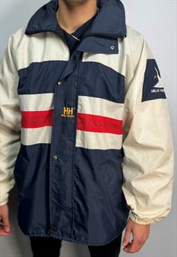 Vintage 90s Helly Hansen Sailing Jacket Windbreaker 