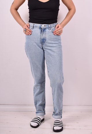 CALVIN KLEIN WOMENS VINTAGE JEANS W28 L31 BLUE 90S