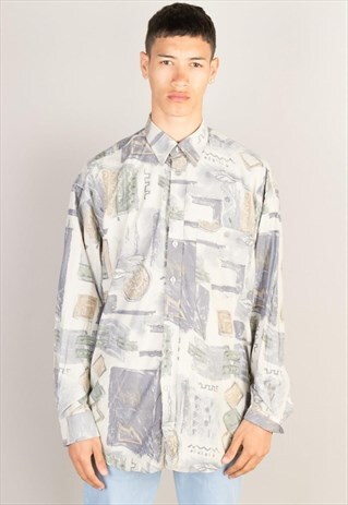 VINTAGE PATTERN SHIRT PTS375