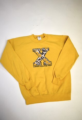 vintage yellow sweatshirt