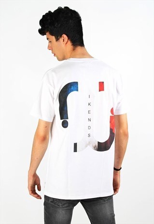 EXCLUSIVE T-SHIRT WHITE - LOGO IKENDS