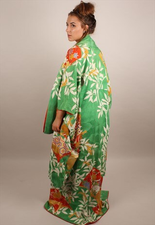 VINTAGE 50'S KIMONO GOWN ASM1387