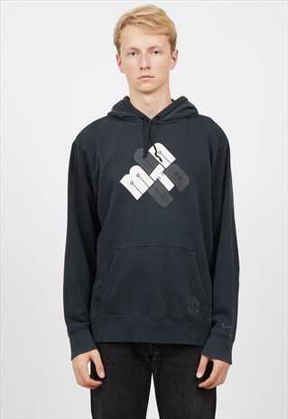 VINTAGE BLACK NIKE HOODIE SWEATSHIRT