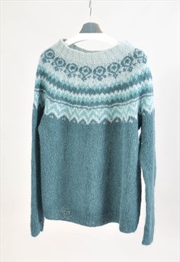 Vintage 90s knitted jumper in green