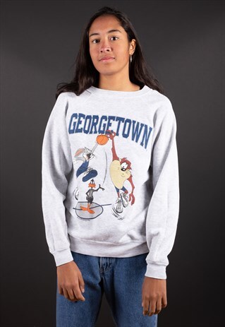 GREY GEAORGETOWN UNI LOONEY TUNES SWEATSHIRT