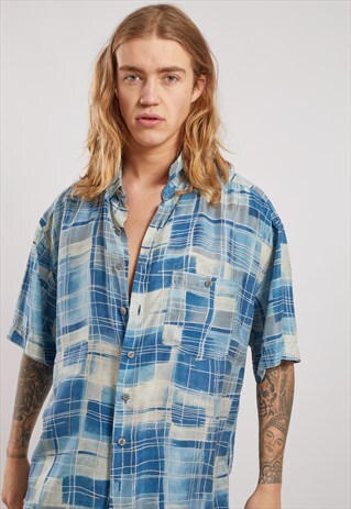 VINTAGE PATTERNED SHORT SLEEVE SHIRT