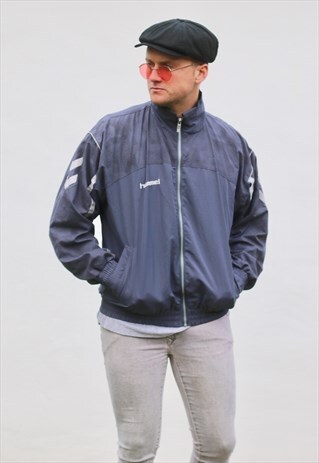 HUMMEL VINTAGE 90S SPORTING TRACK TOP