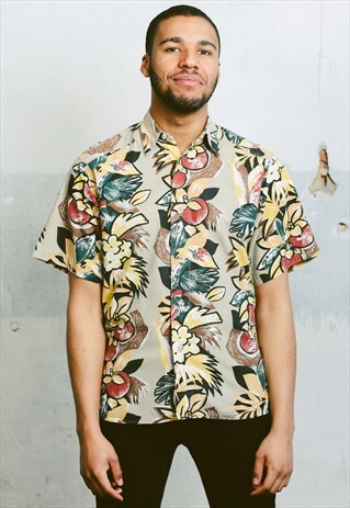 VINTAGE 90S PATTERNED SHIRT