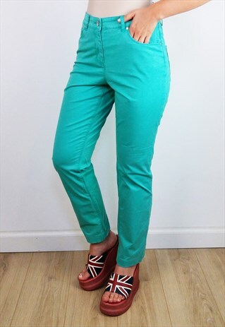 VINTAGE 90'S MOM JEANS / LIGHTWEIGHT COTTON TROUSERS
