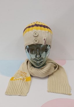 Diesel Beanie and Scarf Set