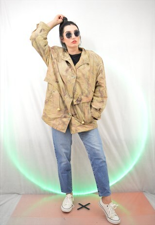 VINTAGE GRAPHIC PUFFER JACKET / UNISEX
