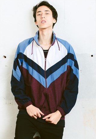 VINTAGE VELVET TRACK JACKET