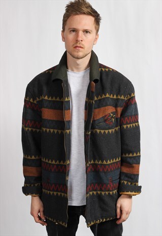 VINTAGE AZTEC FESTIVAL JACKET
