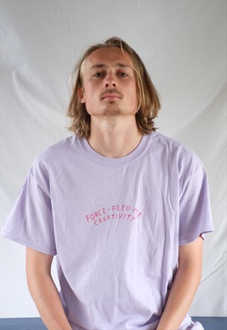 FORCE FEED ME CREATIVITY ORCHID TEE