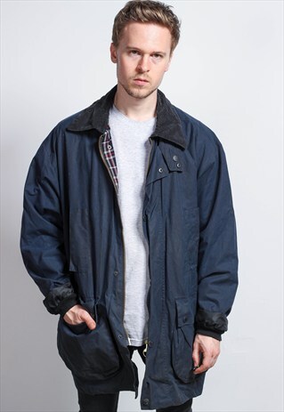 VINTAGE OVERSIZED WAX JACKET
