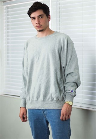 VINTAGE CHAMPION SWEATSHIRT REVERSE WEAVE LOGO 90S X 23.1