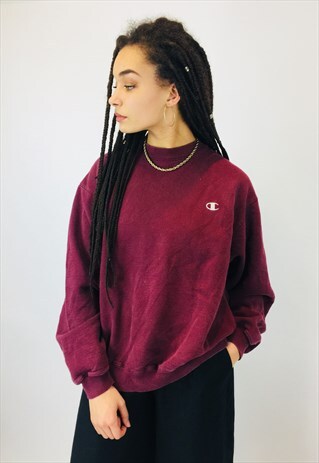 VINTAGE CHAMPION EMBROIDERED SWEATSHIRT