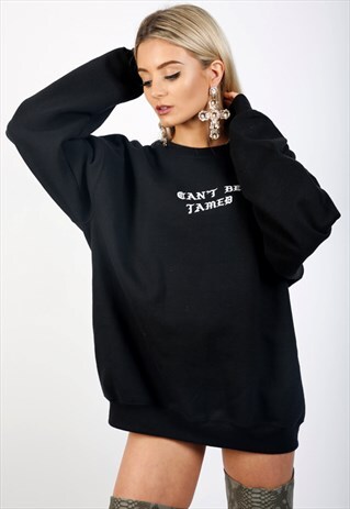 CANT BE TAMED SWEATER-BLACK