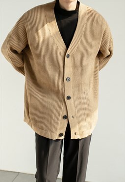 Men's Spring cardigan sweater
