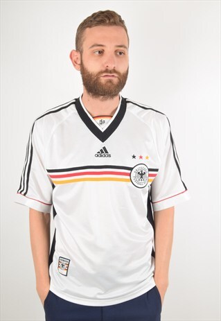 VINTAGE ADIDAS JERSEY MATHAUS GERMANY SIZE M (1508)