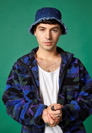 VINTAGE DENIM FISHING HAT