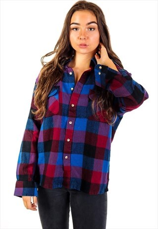 VINTAGE FLANNEL SHIRT S941