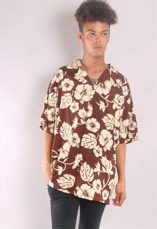 VINTAGE HAWAIIAN PATTERNED FESTIVAL SHIRT