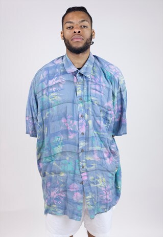 VINTAGE 90S ABSTRACT PATTERNED SHIRT