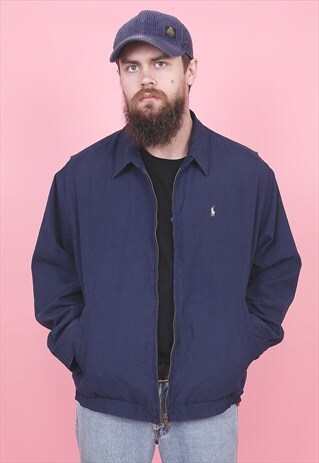 VINTAGE POLO RALPH LAUREN HARRINGTON JACKET /R14135