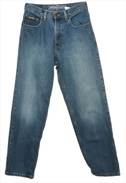 Medium Wash Eddie Bauer Straight Fit Jeans - W28