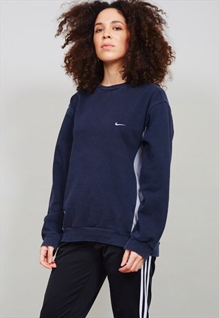 VINTAGE 90'S CHARCOAL OVERSIZED NIKE SWEATER