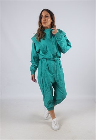 RARE VINTAGE 1980'S ADIDAS TRACKSUIT UK L 14 (CKBY)