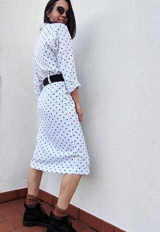 VINTAGE POLKADOT DRESS