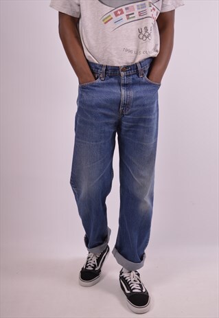 LEVI'S 751 MENS VINTAGE JEANS W34 L30 BLUE 90S
