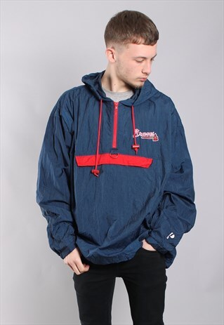 VINTAGE ATLANTA BRAVES 1/4 ZIP JACKET