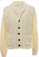Vintage Cable Knit Cardigan - XL