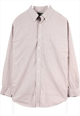 Vintage 90's Ralph Lauren Shirt Long Sleeve Button Up Tan