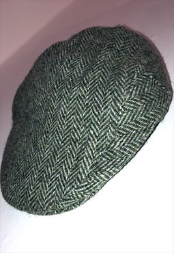 Rare Vintage Harris Tweed Flat Cap Hat Peaky Blinders