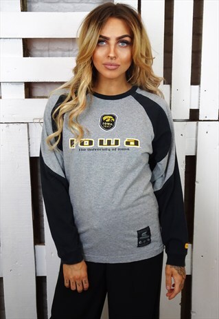 UNISEX IOWA USA LONG SLEEVED UNIVERSITY T-SHIRT