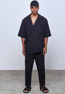 Men's Linen Jacket&Pants,Hippie Style,Kimona Men,Minimalist
