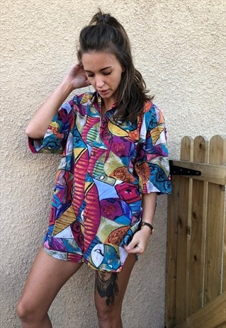 OVERSIZED RETRO 90S 80S VINTAGE UNISEX FESTIVAL SHIRT